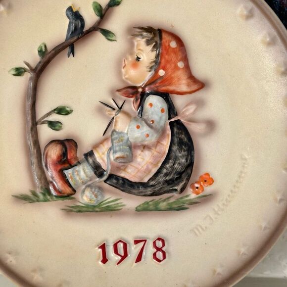 MJ Hummel annual plate 1978 vintage collectors plate - Picture 6 of 12